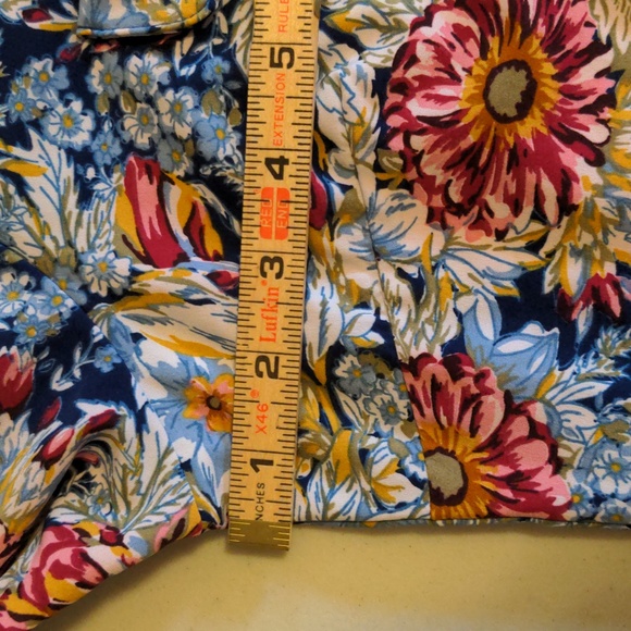 Laura Scott Petite Women's Size XLP Floral print Long Sleeve Shirt - Picture 8 of 12